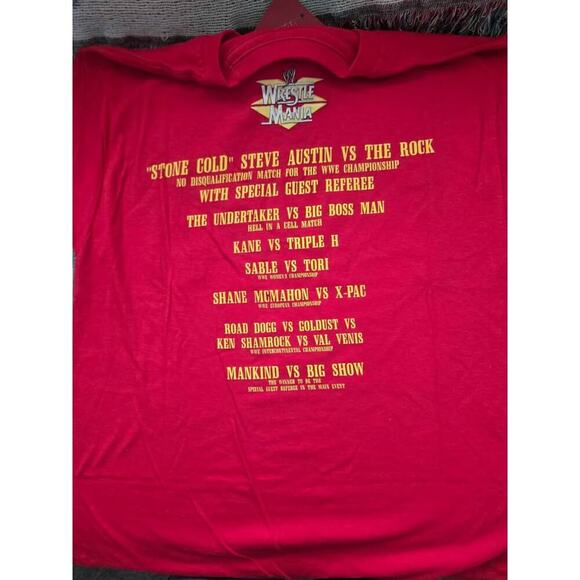 NWT “WrestleMania XV 1999 Throwback T/Mitchell & Ness NWT”Officially licensed - Picture 2 of 9